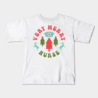 Very merry nurse Kids T-Shirt